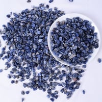 حجر كريستال لون ازرق مقاس 7-9 ملم وزن 100 غ