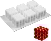 قالب سيليكون شمع مكعب