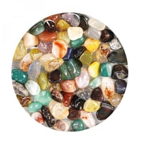 حجر كريستال معتق الوان مشكلة مقاس 13-16 ملم وزن 10...