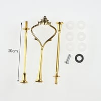 قوالب طبق تقديم ثلاثة طوابق مربعة