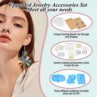 مجموعة قوالب لصنع الاكسسوارات من 153 قطعة