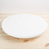 لوح خشبي دائرية لون ابيض مقاس 45*45 سماكة 1.8 سم