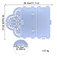 قالب سيليكون رف حائط خانة واحدة