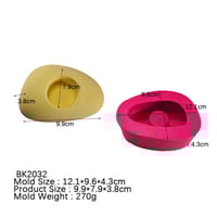 قالب سيليكون شمعدان كبير بشكل عصري