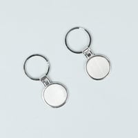 ميدالية ستانلس دائرية ( 2 حبة )