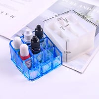 قالب سيليكون صندوق تخزين أحمر الشفاه والمجوهرات 2...