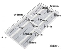 قالب فواصل كتب او بوك مارك من السيليكون مستطيل قال...
