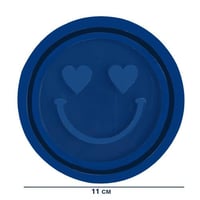 قالب سيليكون كوستر وجه سعيد مقاس 10*10 سم