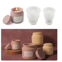 قالب سيليكون قاعدة الشمعة مقاسين