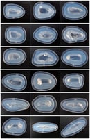 14 قطعة قوالب سيليكون اشكال كريستالية ثلاثية الأبع...