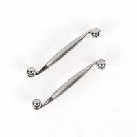 مسكة صينية فضي مقاس 11 سم ارتفاع 2.5 سم