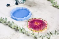 قالب سيليكون ربر كوستر خشن 11*11سم