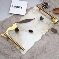 قالب سيليكون شكل صينية تقديم مستطيل مقاس 31.5* 17....