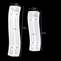 2-قطعة قالب سيليكون شكل مقابض صواني تقديم