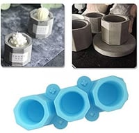 قوالب سيليكون اوعية نباتية وشموع لصب الريزن والأسم...