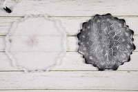 قالب سيليكون كوستر زخرفي 2 قطعة