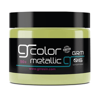 16- لون ريزن ميتاليك تركواز أخضر 50غ