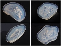 14 قطعة قوالب سيليكون اشكال كريستالية ثلاثية الأبع...