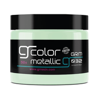 32- لون ريزن ميتاليك أخضر بيبي 50غ
