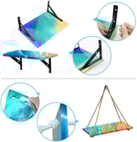 قالب سيليكون رف متعدد الأستخدام مع قاعدة للتثبيت ب...