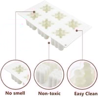 قالب سيليكون شمع مكعب