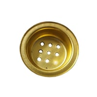 صحن مبخرة كبير لون ذهبي 5.6*1.2