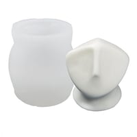 قالب شمع الوجه المنحوت 1