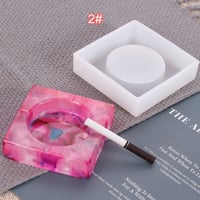 قالب سيليكون منفضة 4 قطعة