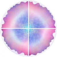 قالب سيليكون كوستر مقسم لأربع قطع غير منتظم الحواف