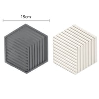 قالب سيليكون شكل سداسي مقاس 19 * 21.5 سم