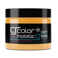 36- لون ريزن ميتاليك ذهبي 50غ