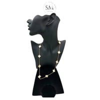 سلسال فاين كليف 10 وردات الأبيض Van Cleef