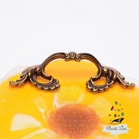 223 - مقبض ايطالي كلاسيك برونز ( قطعتين)