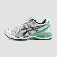 حذاء اسيكس جل كيانو GEL-Kayano 14 فضي واخضر للجنسي...