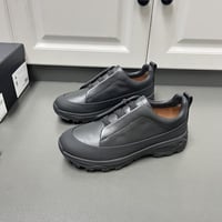 حذاء رجالي زينيا تربيل ستيتش مونتي جلد أسود