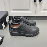 حذاء رجالي زينيا تربيل ستيتش مونتي جلد أسود