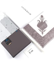 قماش جيفينشي مقلم وشال