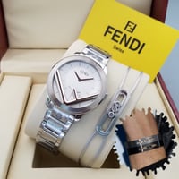 ساعة واسوارة فيندي رجالي