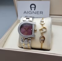 ساعة واسوارة أقنر نسائي