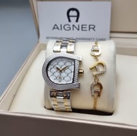 ساعة واسوارة أقنر نسائي