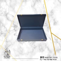 صندوق جلد 2كيلو لون بني أو كحلي