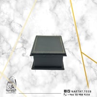 علبة جلدية فاخرة مبطنة بالشمواه (ربع تولة أو نصف أ...