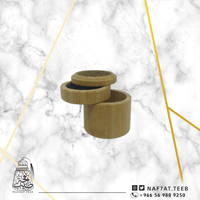 مبخرة ذكية خشبية دائرية مصنوعة من خشب الخيزران الف...