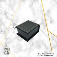 علبة جلدية فاخرة مبطنة بالشمواه (ربع تولة أو نصف أ...