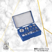 مجموعة أوزان معايرة من 17 قطعة، 10 ملغ - 100 غرام
