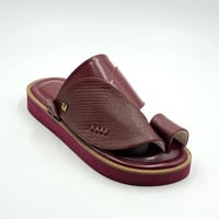 حذاء جلد سحليه طبيعي مطبوع