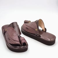 حذاء جلد ثعبان مطبوع مكس