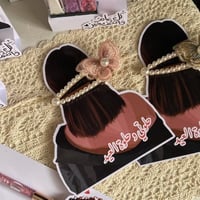 بطاقه مشبك شعر