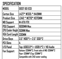 SPEAR CASE DOST 60 ECO BLACK