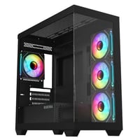 Egeira Case ATOM Black 4 ARGB FANS & ARGB STRIP